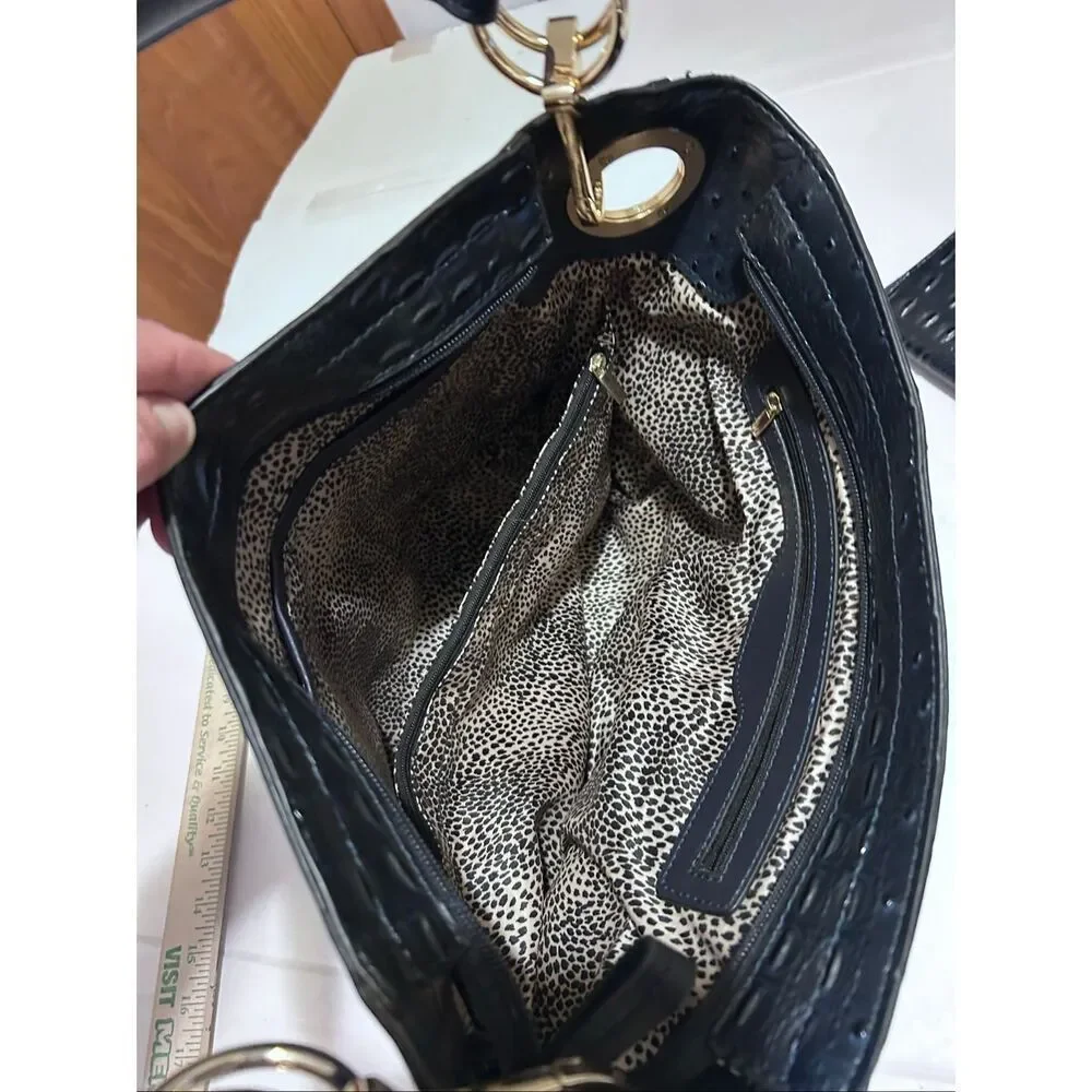 MKF Collection Wandy Vegan Leather Navy Womens Hobo & Clutch Wallet Set by Mia K
